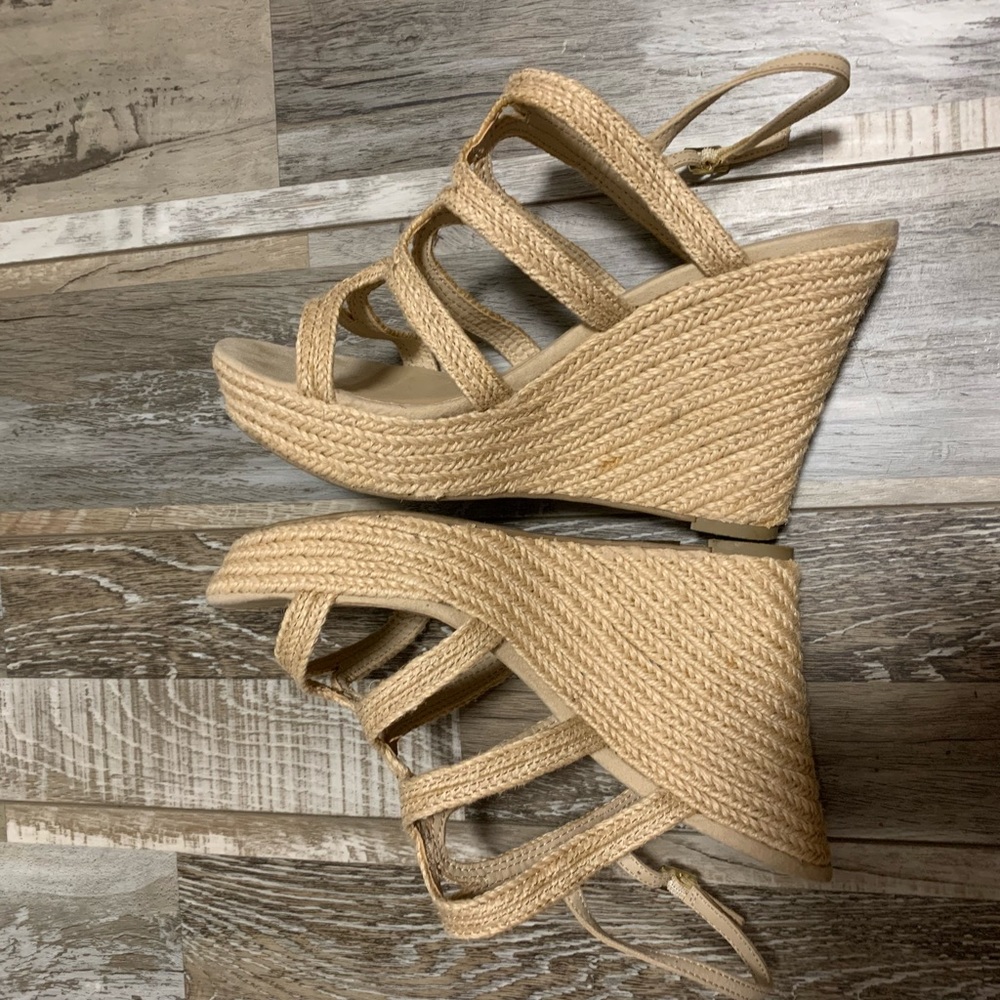 Metropolitan View Roped Wedges Sandals Size:8 - Picture 3 of 7